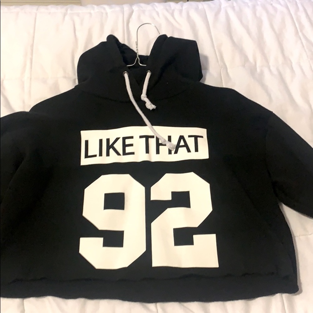 Cropped hoodie